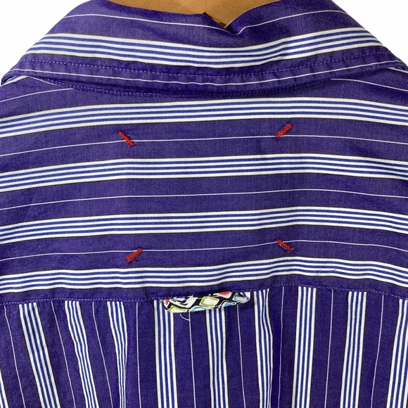 Robert Graham Freshly Laundered Shirt Embroidered Flip Flops Button Up Men’s XL - Picture 14 of 16